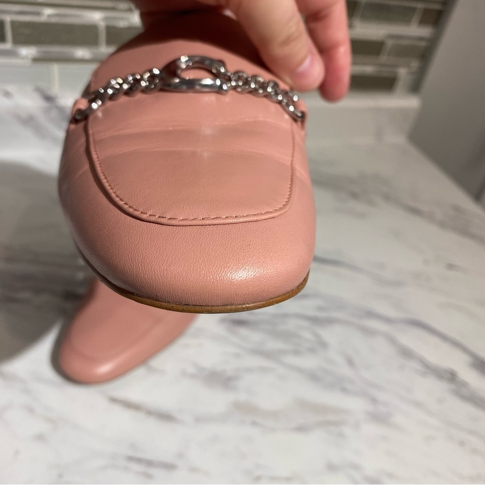 Coach‎ Sofi leather slides mules petal pink - Picture 13 of 16